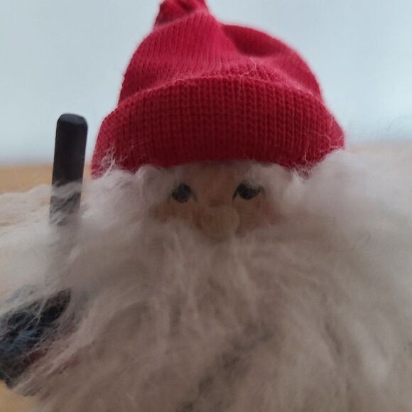 Butticki Swedish Tomte Gnome On Skis Made In Sweden Fabulously Festive Decor - Picture 14 of 16